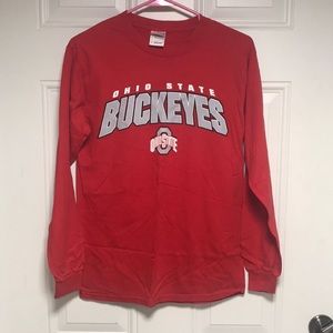Unisex Ohio State Long Sleeve Shirt - Size Small  Gildan Brand